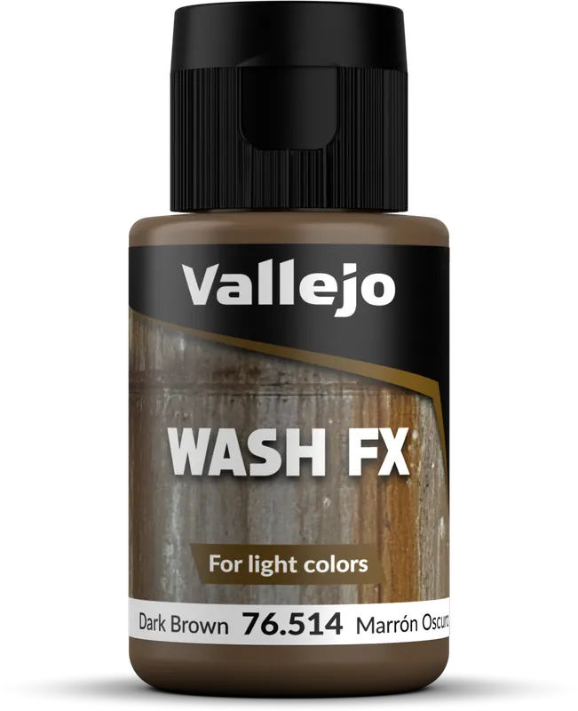Cenová Bomba Vallejo Model Wash 514 Dark Brown, 35 ml