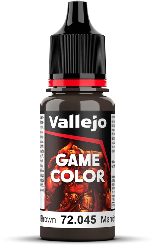 Vallejo Game Color Charred Brown, 17 ml Vysoce Kvalitní