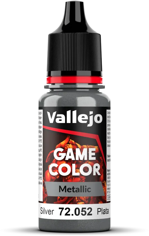Jen Po Omezenou Doba Vallejo Game Color Metallic Silver, 17 ml