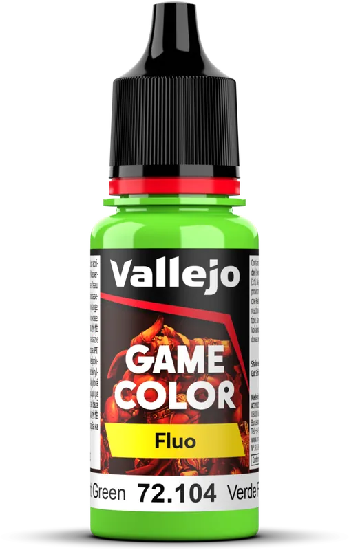 Vallejo Game Color Fluo Green, 17 ml Finální Výprodej