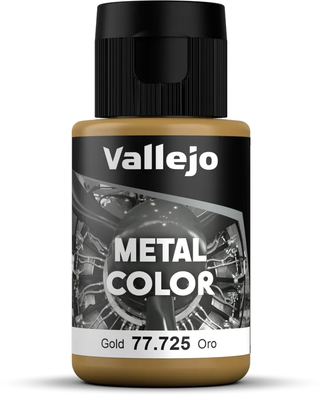 Vrácení Zdarma Vallejo Metal Color 725 Gold, 32 ml