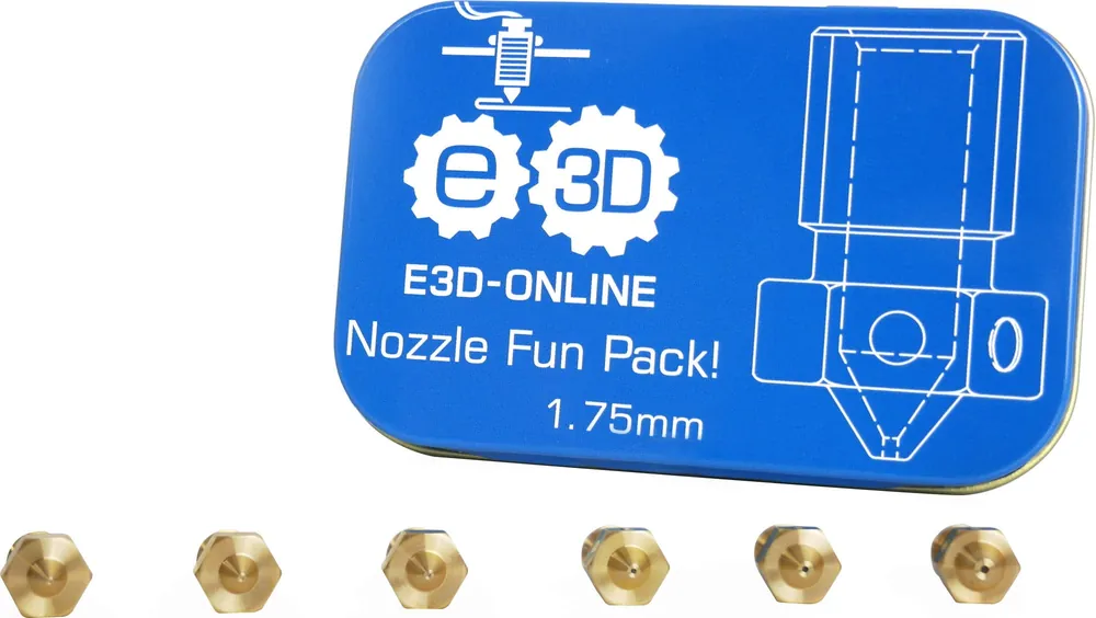 Nejlepší Volba E3D Trysky - Fun Pack, 1,75 mm