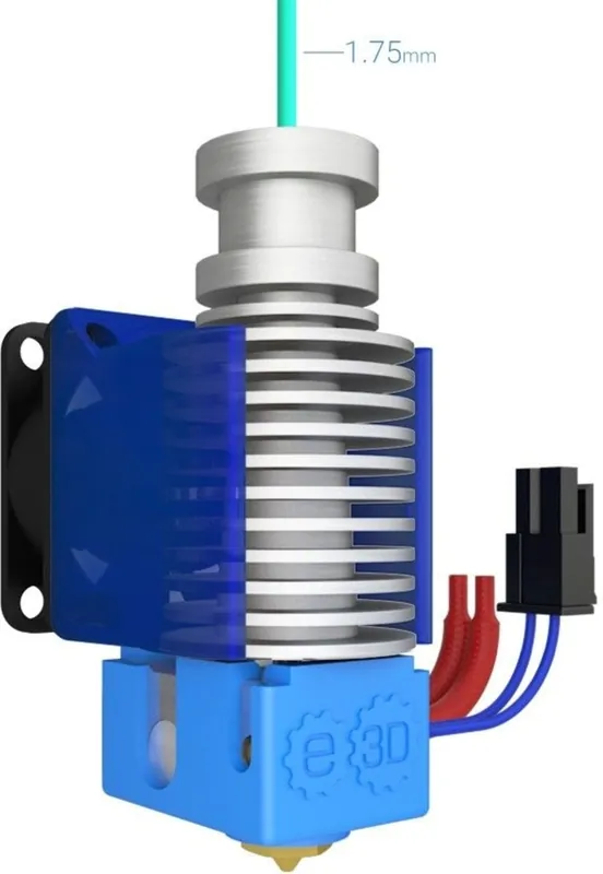 E3D V6 All-Metal Hotend Direct Drive - 1,75 mm, 24 V předmontovaný Přímo Od Výrobce