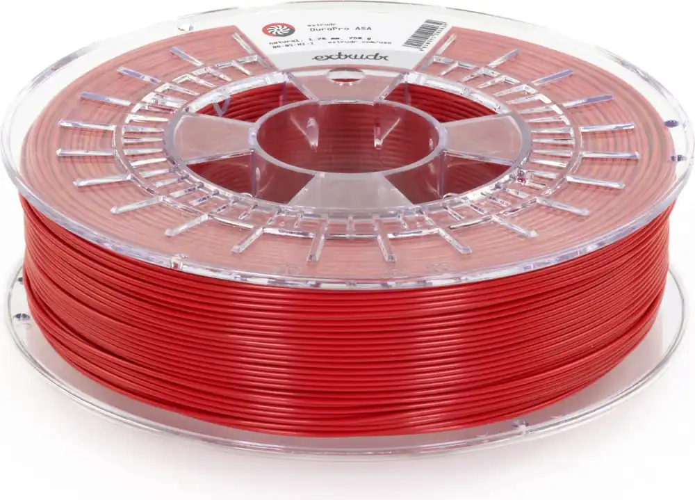 Extrudr DuraPro ASA Red, 1,75 mm / 700 g (750 g) Vrácení Zdarma