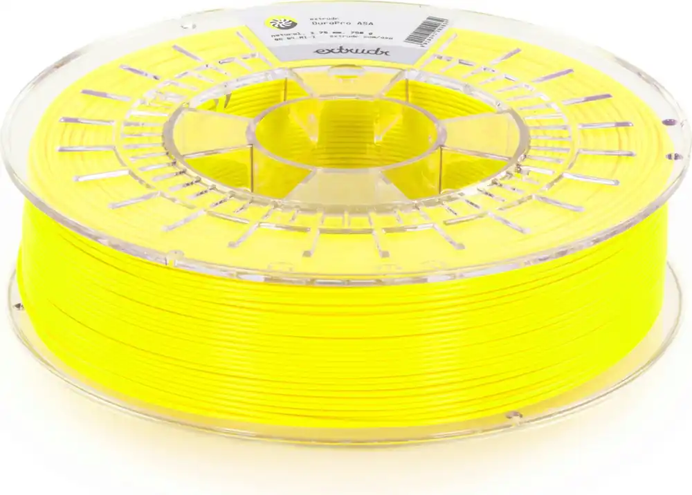Rychlé Dodání Extrudr DuraPro ASA Neon Yellow, 1,75 mm / 2000 g