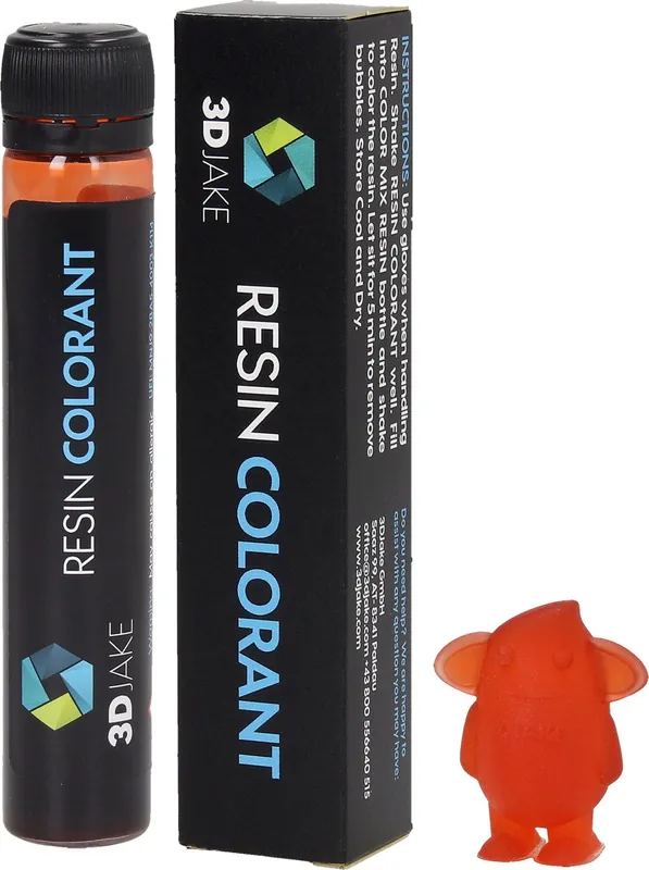Tovární Cena 3DJAKE Resin Colorant Transparent Orange, 25 g