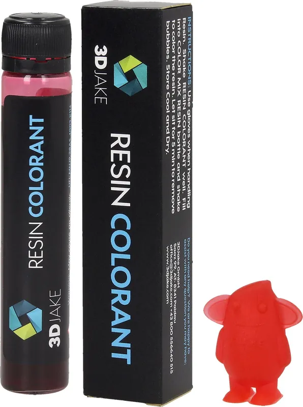 3DJAKE Resin Colorant Transparent Red, 25 g Levný