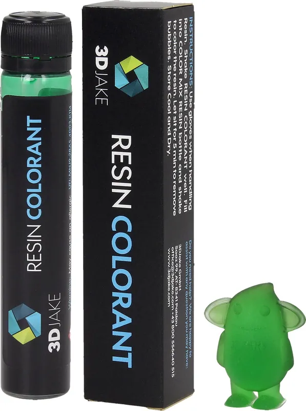 3DJAKE Resin Colorant Transparent Green, 25 g Expresní Doručení