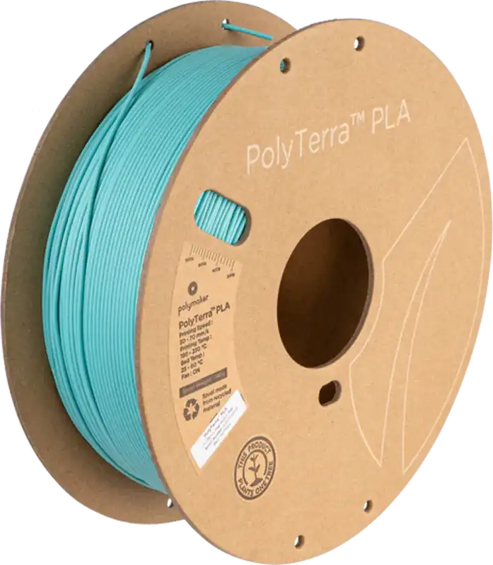 Nakupujte Hned Polymaker PolyTerra PLA Arctic Teal, 1,75 mm / 1000 g