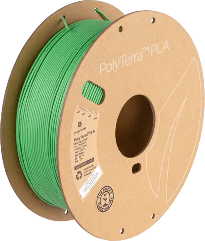 Polymaker PolyTerra PLA Forrest Green, 1,75 mm / 1000 g Objednat Nyní