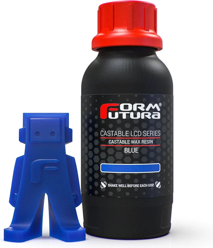 Sleva FormFutura Castable LCD Series Castable Wax Resin Blue, 500 g