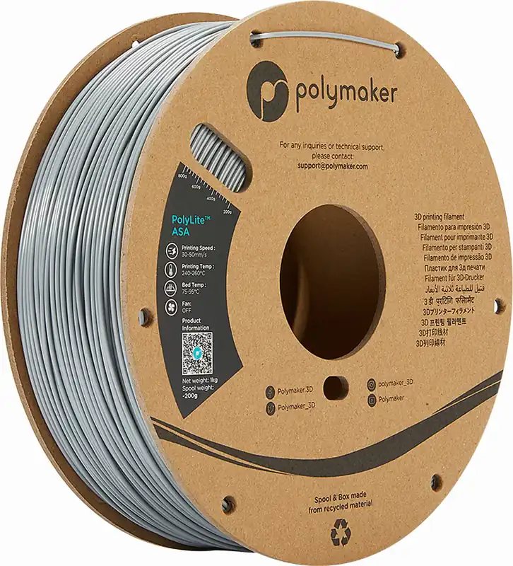 Polymaker ASA Grey, 1,75 mm / 1000 g Objednat Nyní
