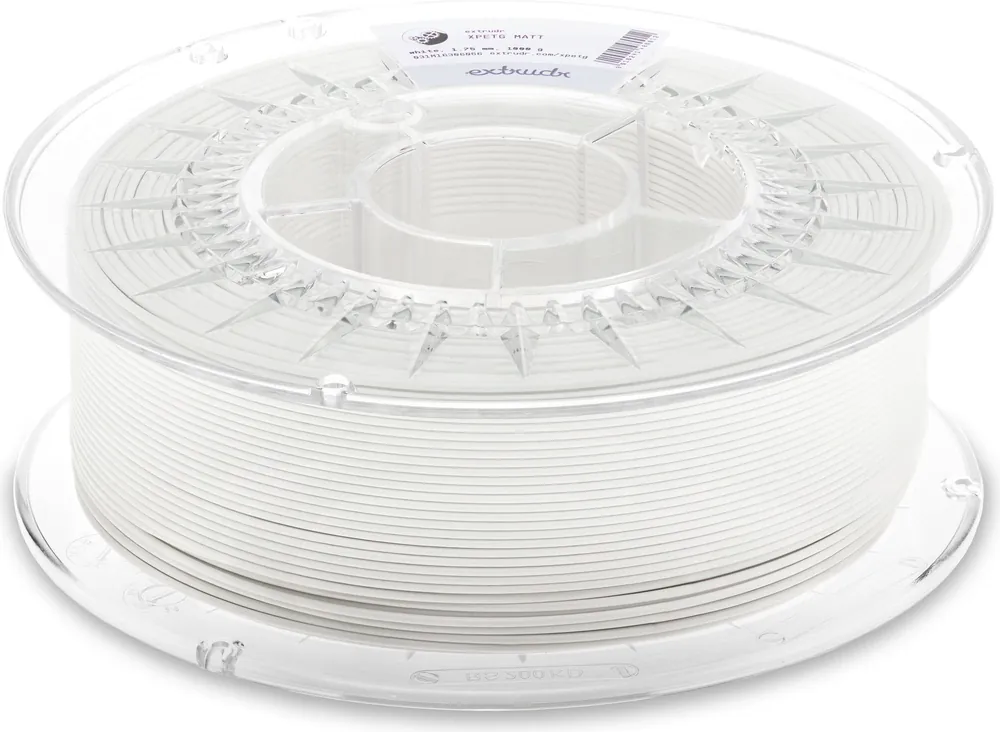 Akční Cena Extrudr XPETG Matt White, 1,75 mm / 1000 g