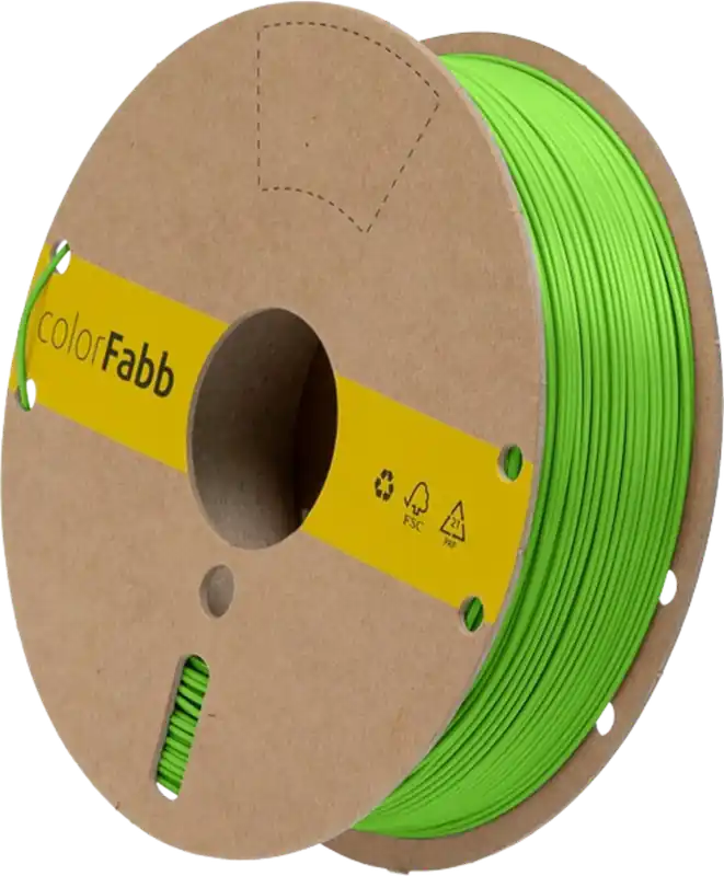 Sezónní Sleva colorFabb LW-PLA Green, 1,75 mm (750 g)