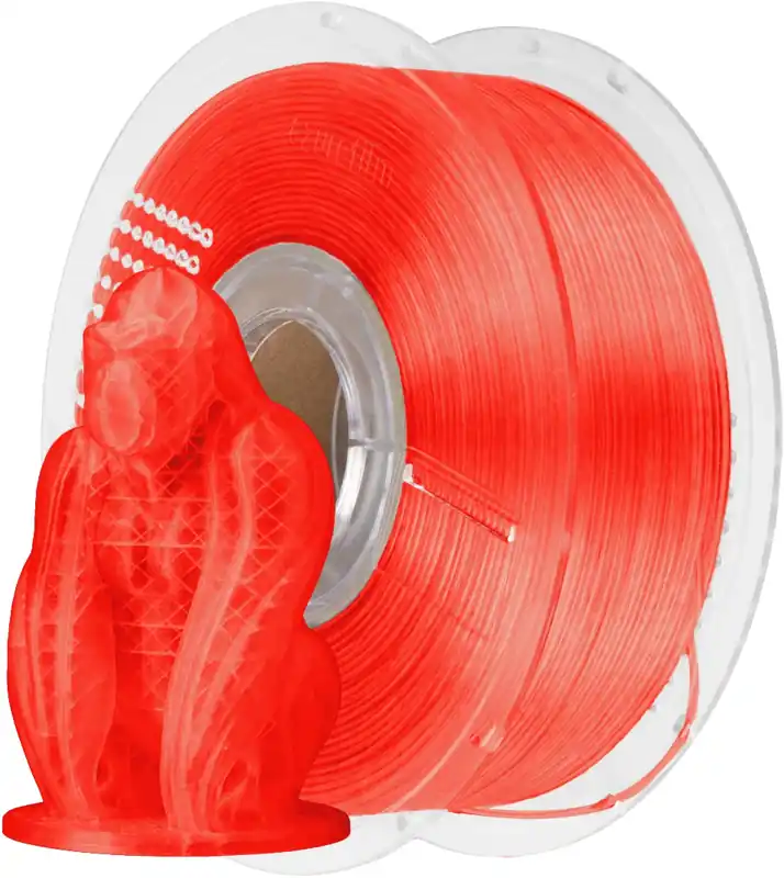AzureFilm PLA Red Transparent, 1,75 mm / 1000 g Zlevněný