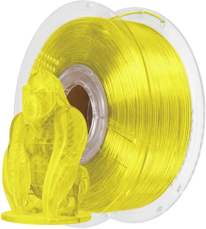 Omezená Nabídka AzureFilm PETG Yellow Transparent, 1,75 mm / 1000 g