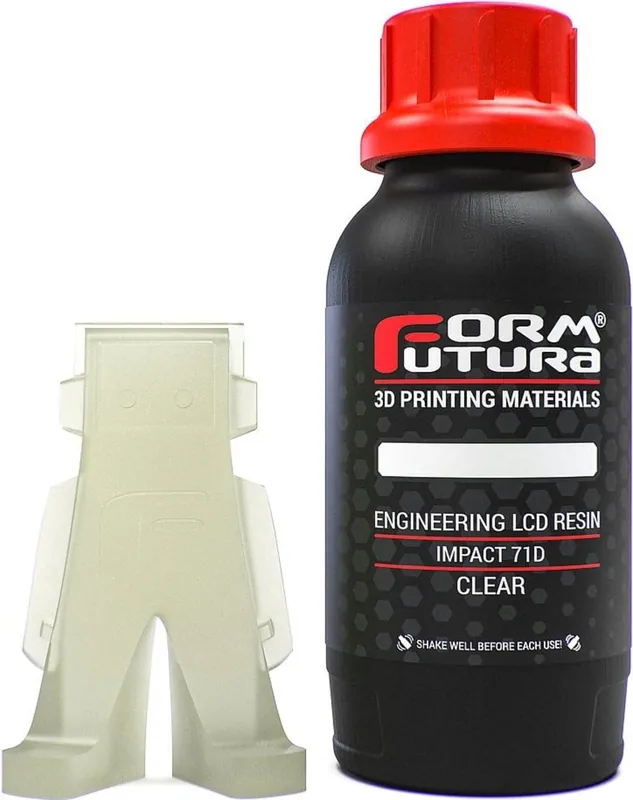 FormFutura Engineering LCD Series Impact 71D Resin Clear, 500 g Nakupujte Hned