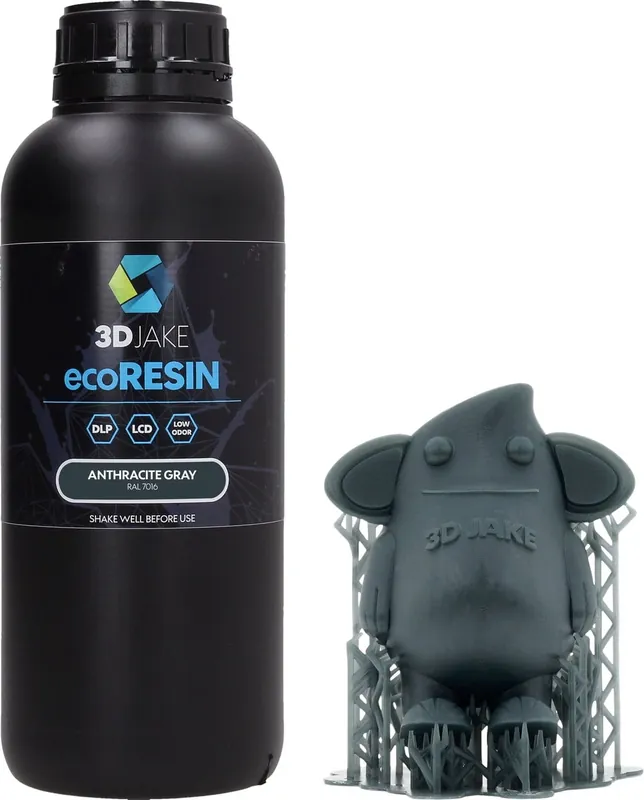 3DJAKE ecoResin Anthracite Grey, 1.000 g Sezónní Sleva