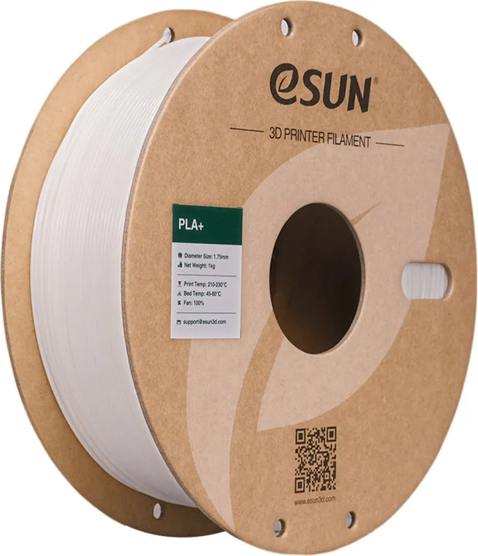 Cenově Výhodný eSUN PLA+ White, 1,75 mm / 1000 g