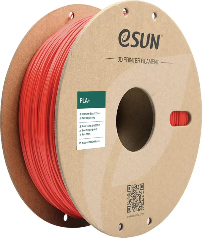 Výhodná Nabídka eSUN PLA+ Red, 1,75 mm / 3000 g