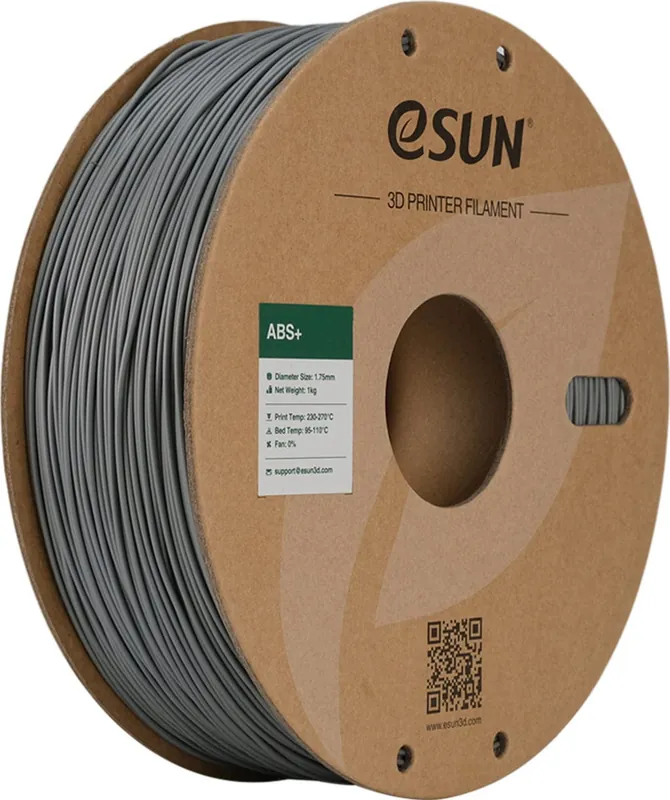 Koupit Online eSUN ABS+ Silver, 1,75 mm / 1000 g