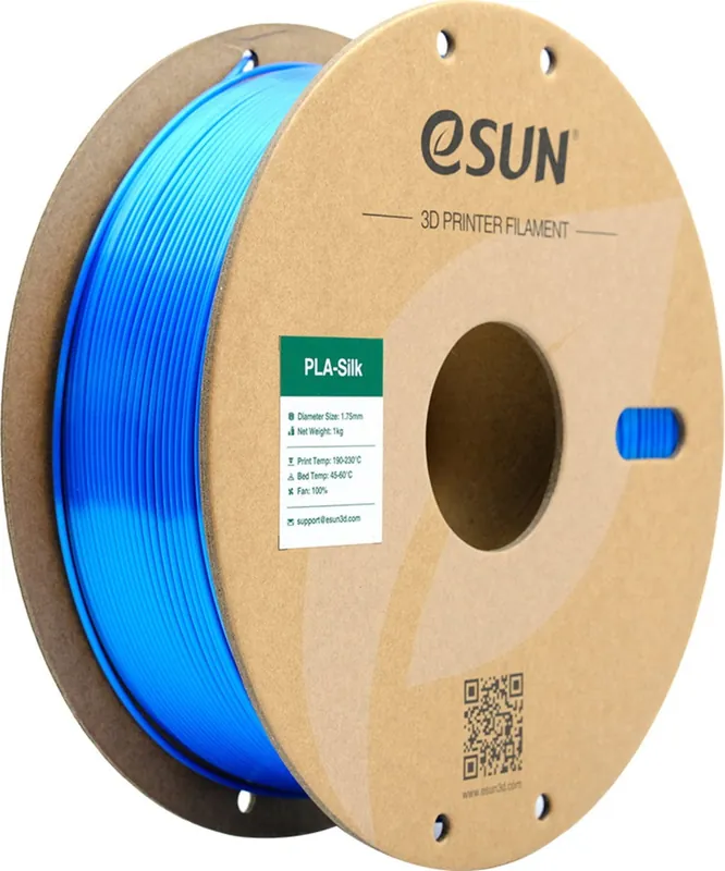 Víkendová Akce eSUN PLA-Silk Blue, 1,75 mm / 1000 g