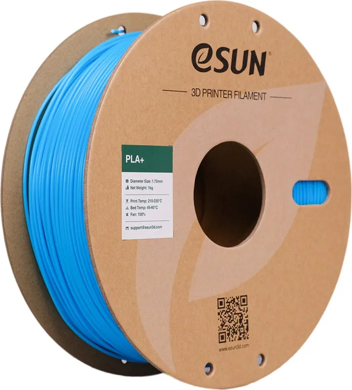 Cenově Výhodný eSUN PLA+ Light Blue, 1,75 mm / 1000 g