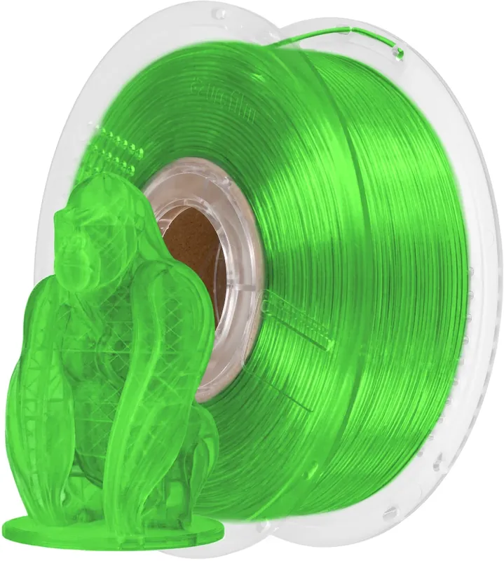 Oblíbený AzureFilm PETG Green Transparent, 1,75 mm / 1000 g