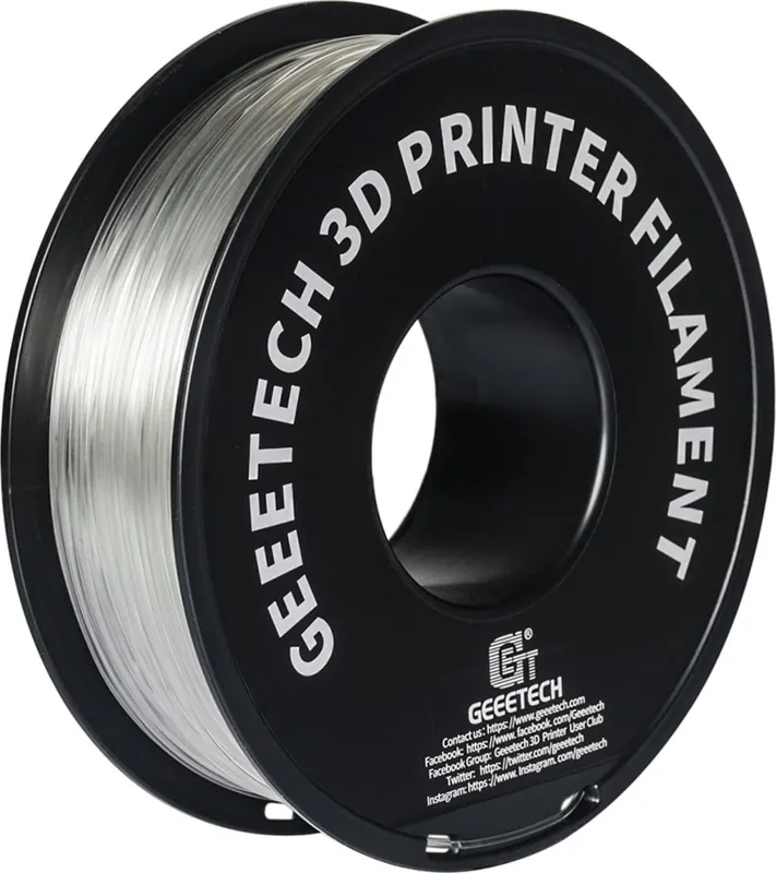 Pouze Dnes GEEETECH PLA Transparent, 1,75 mm / 1000 g