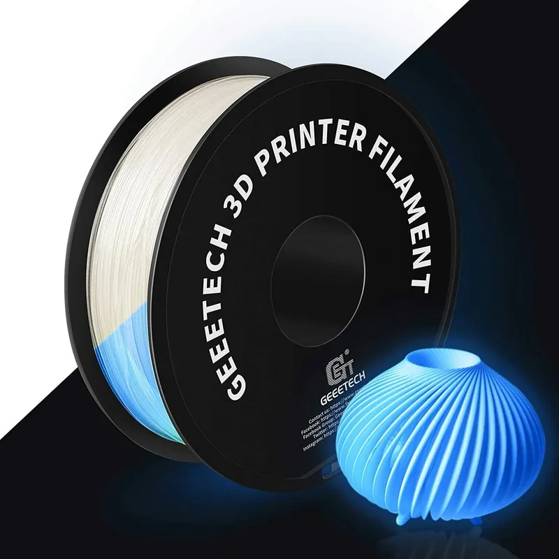 Expresní Doručení GEEETECH PLA Luminous Blue, 1,75 mm / 1000 g