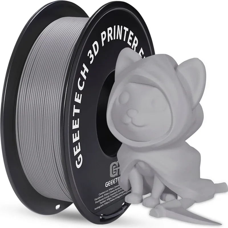 GEEETECH PLA Matte Grey, 1,75 mm / 1000 g Novinka