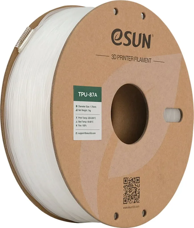 eSUN TPE-83A White, 1,75 mm / 1000 g Nakupujte Hned