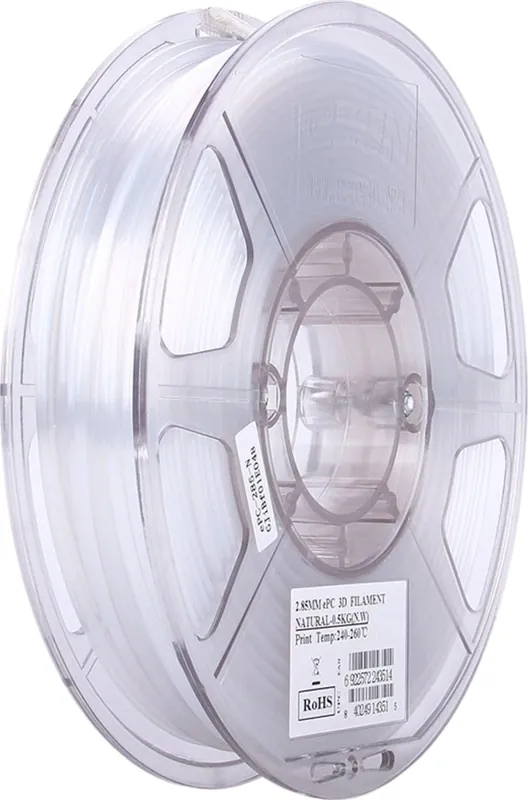 Cenově Výhodný eSUN PC Clear, 1,75 mm / 500 g