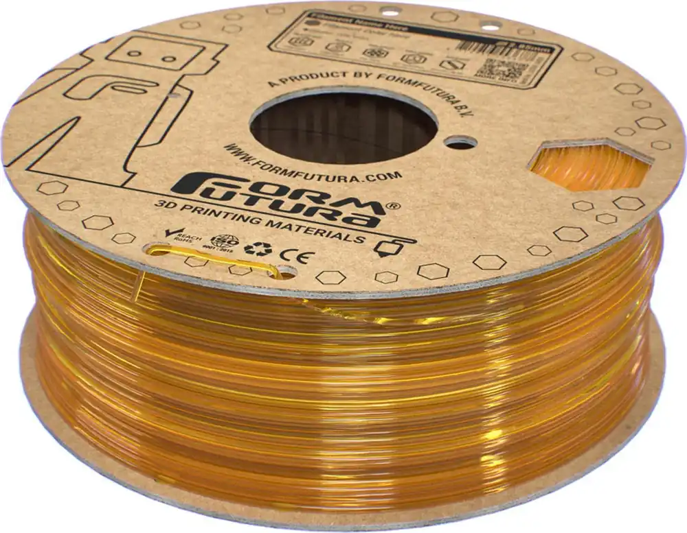 Speciální Cena FormFutura EasyFil™ ePETG Transparent Yellow, 1,75 mm / 1000 g