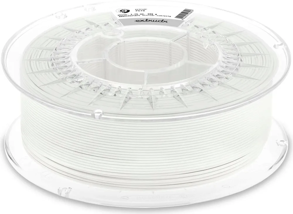 Nová Kolekce Extrudr PCTG White, 1,75 mm / 800 g