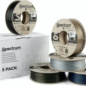 Dokud Zásoby Vydrží Spectrum PLA Glitter - sada 5 ks, 1,75 mm (1.250 g)