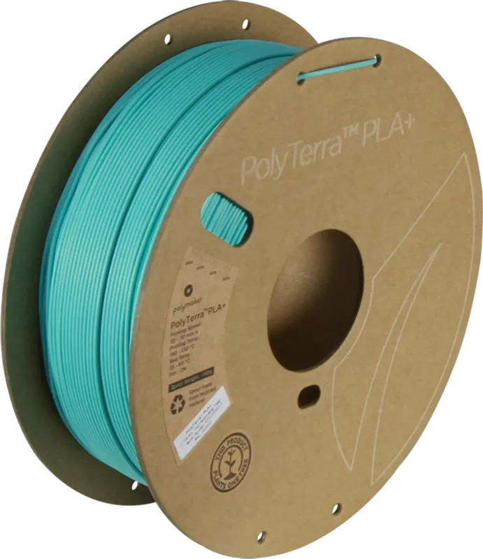 Kup Teď Polymaker PolyTerra PLA+ Teal, 1,75 mm / 1000 g