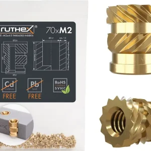 Horká Nabídka ruthex Závitové vložky M2 (70 ks), M2 x 4