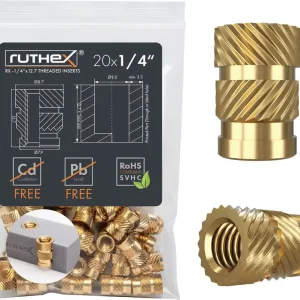 Originální ruthex Závitové vložky 1/4" (20 ks), 1/4"