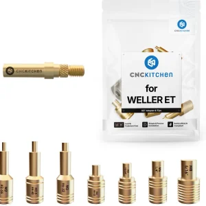 Jen Po Omezenou Doba CNC Kitchen Pájecí hroty + adaptér Weller ET