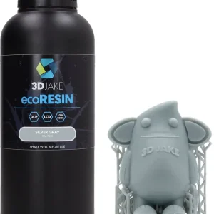 Sezónní Sleva 3DJAKE ecoResin Silver Grey, 1.000 g
