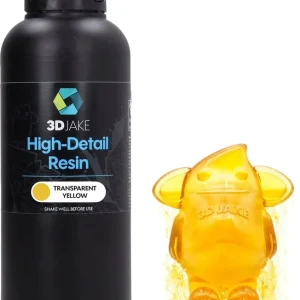 Vysoce Kvalitní 3DJAKE 8K High-Detail Resin Transparent Yellow, 1.000 g