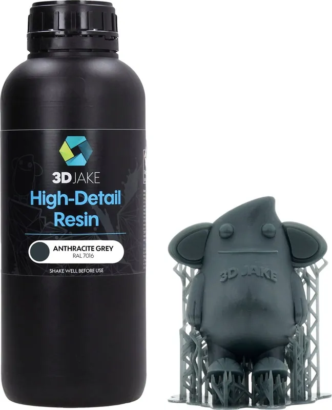 3DJAKE 8K High-Detail Resin Anthracite Grey, 1.000 g Nová Kolekce