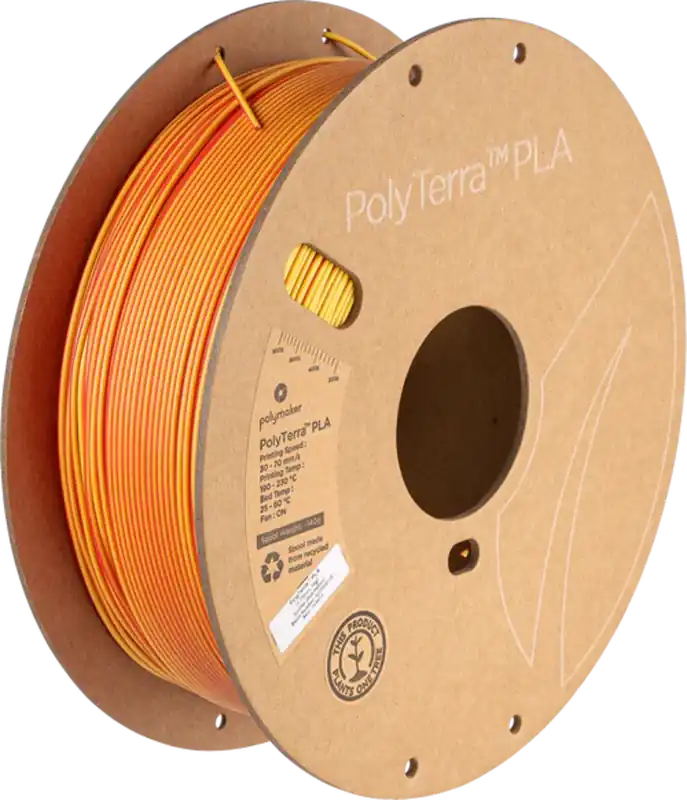 Must-Have Polymaker PolyTerra PLA Dual Sunrise Red-Yellow, 1,75 mm / 1000 g