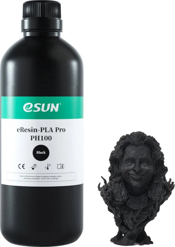 Nízká Cena eSUN eResin-PLA Pro Black, 1.000 g