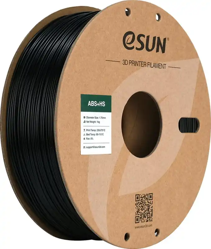 Dokud Zásoby Vydrží eSUN ABS+HS Black, 1,75 mm / 1000 g