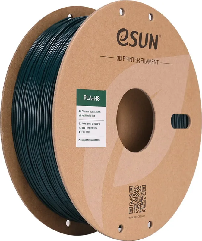 eSUN PLA+HS Green, 1,75 mm / 1000 g Autentický