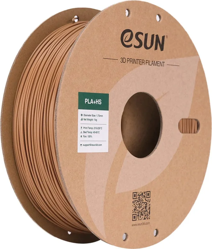 eSUN PLA+HS Light Brown, 1,75 mm / 1000 g Vysoce Kvalitní