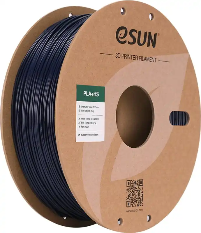 Zlevněný eSUN PLA+HS Dark Blue, 1,75 mm / 1000 g