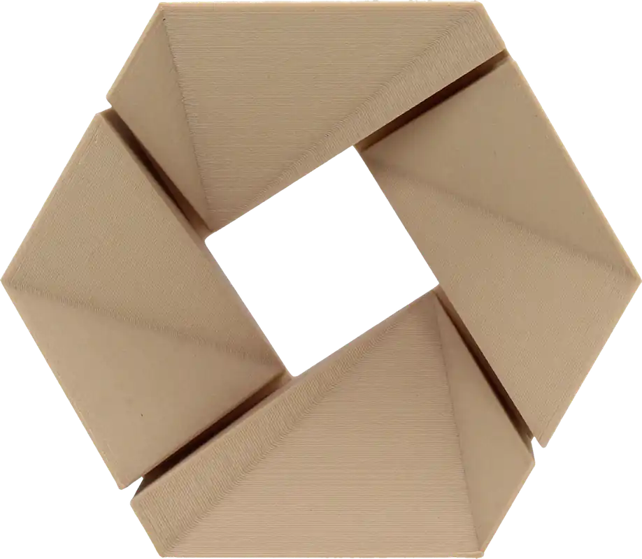 3DJAKE ecoPLA Wood Light Brown, 1,75 mm / 1000 g Výprodej